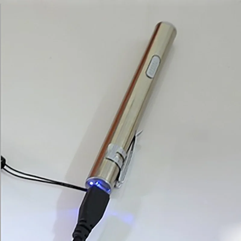 1w Li Battery Portable Doctor Pen Light Mini Pocket Pen Flashlight Rechargeable Medical Pen