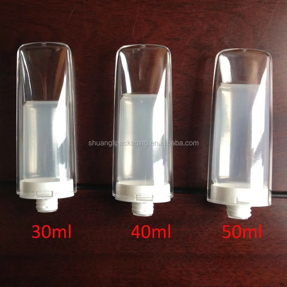 50ml 1.7oz Upside Down Tottle Airless Pump Bottle For Cream Lotion Sunscreen Buy Airless Pump