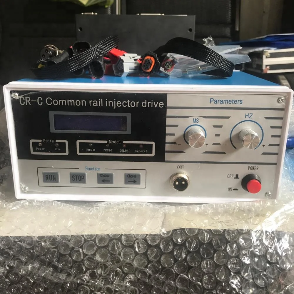 CR-C Testeur Dinjecteur /à Rampe Commune Multifonction R/éparation dinjecteur de Carburant LCD Screen Diesel Common Rail Injector Tester