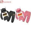 kids boys hoodies sweatshirts for girls autumn winter baby children batman coat set cute superhero hoodie