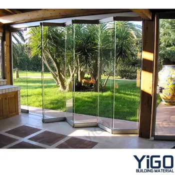 Solid Wood Kitchen Cabinet Tempered Glass Bi Fold Door Buy Solid