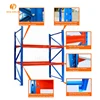 Industrial warehouse heavy duty stackable adjustable metal storage textile fabric rolls storage steel pallet racks