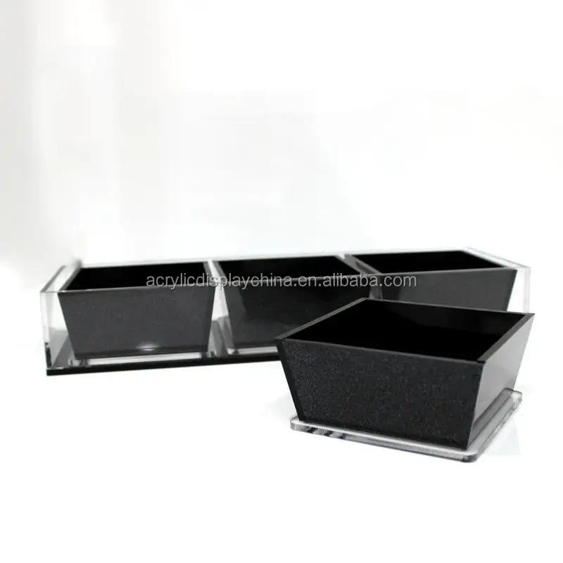 3 Lucite Rectangle Dip Tray Factory Directly Customized Buy Dip Tray