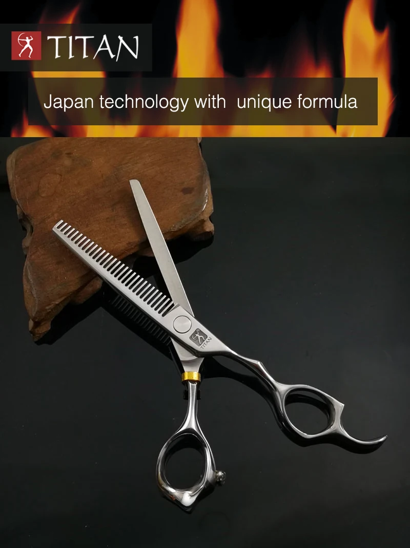 TITAN hair scissors cobalt thinning scissors hair salon equipment hair cutting instruments