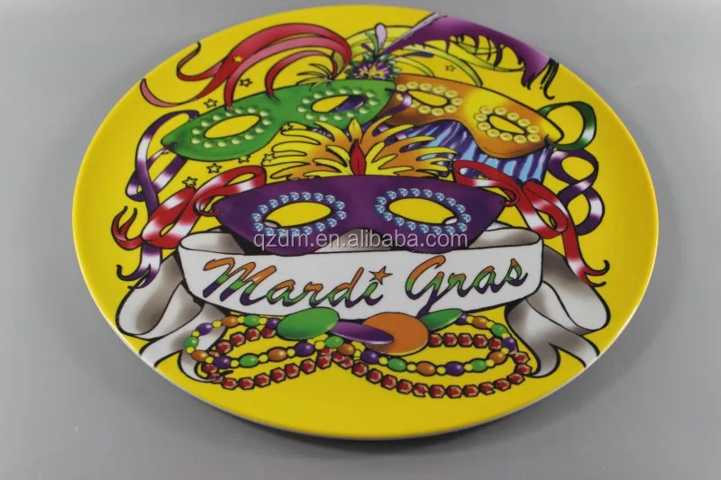 Custom Print Melamine Big Plate , Party Dishes