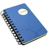 New Design Twin Wire bound Notebook Paper Cover Embossed Logo