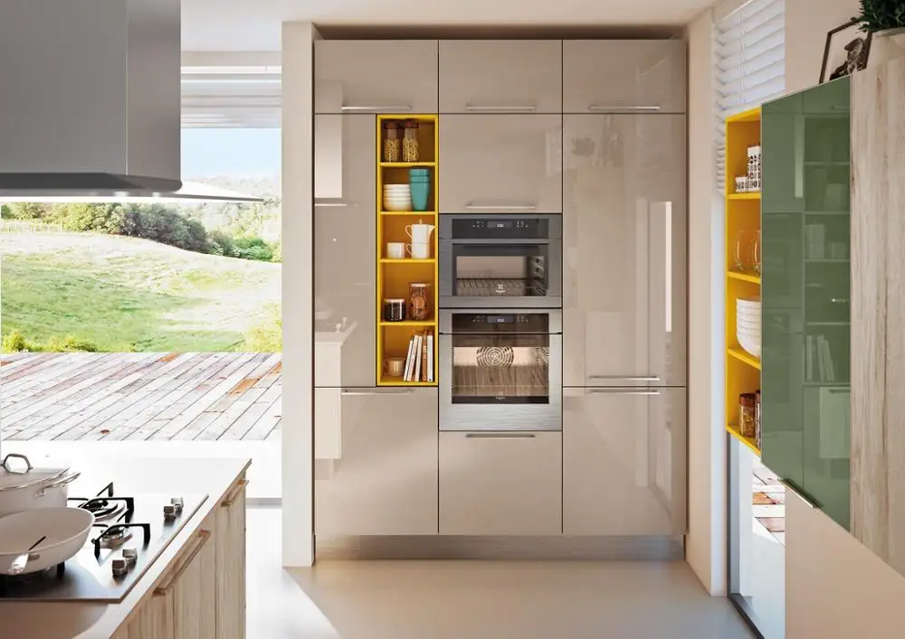 European Style Modern Design wood kitchen cabinet