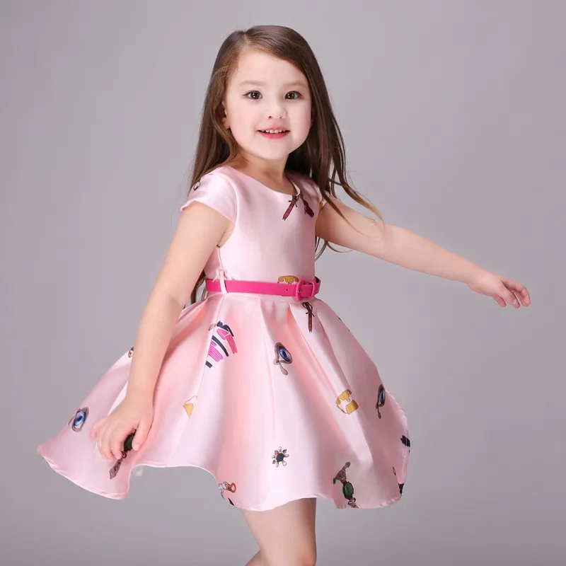 girls pink summer dress