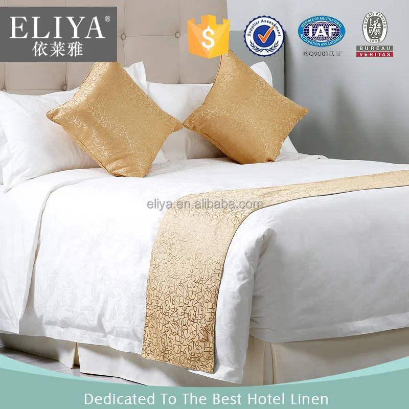 Polyester/cotton2015 Hotel Hilton Bedding Collection/dubai Bed Sheet