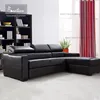 Living room Furniture leather Sectional One Step Sofa bed with KD Design