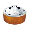 K-8992 Acrylic Round Wood fired hot tub Big Bathtub Series Outdoor Massage Spa Bath
