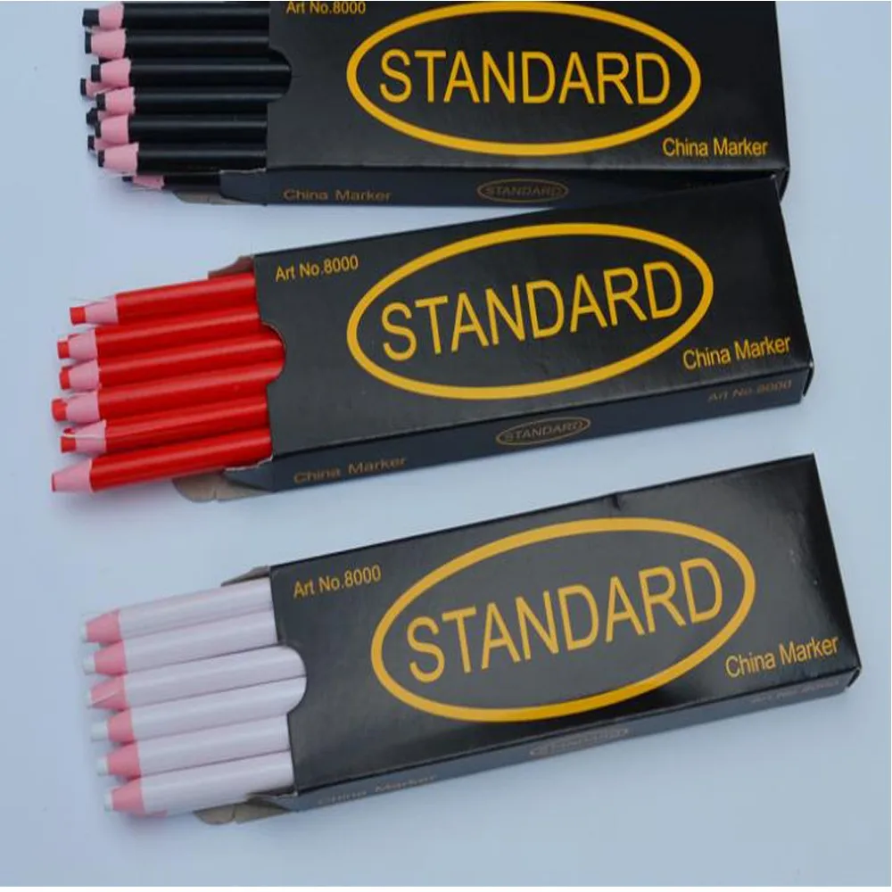 Mitsubishi Dermatograph Soft Coloured Pencil Wooden,Black Lead Color