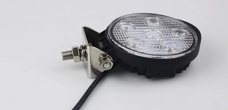 4.5'' 24 Watt LED Working Light - Round - 1900lm - Flood Spot - for Off-road ATV Jeeps 4x4 Fog Driving Truck SUV 4WD Light