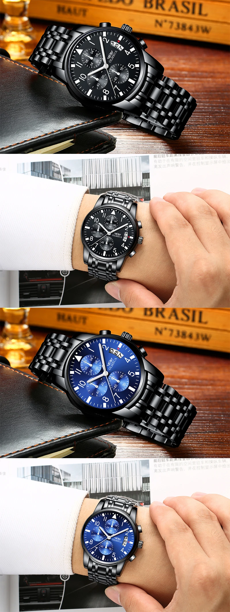 Olmeca Luxury Mens Best Watches Bracelet Watch Hot Sale Fashion