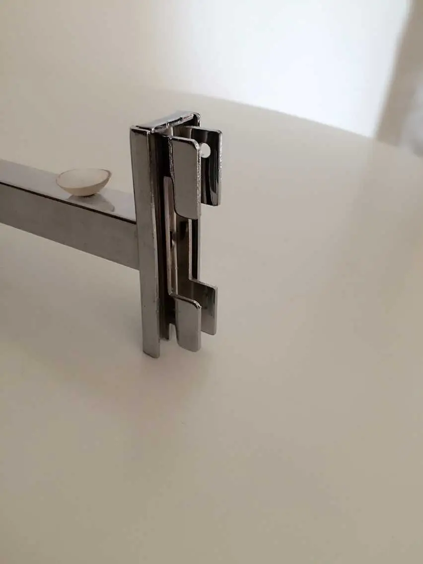 Glass Shelf Bracket Fix Twin Slot Upright Buy Shelf Bracket,Wood Shelf Bracket,Glass Shelf