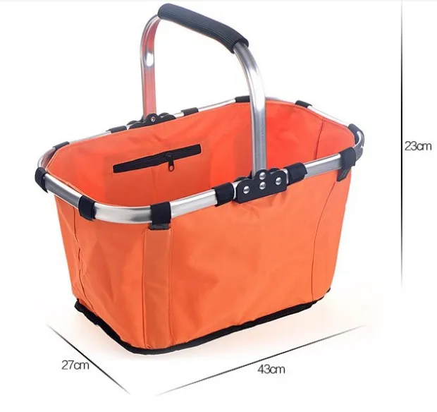 OEMPROMO Environmental 600D Durable Foldable Shopping Basket/ Shopping Cart