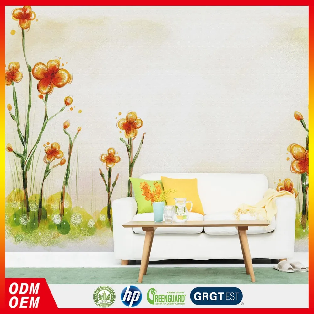 庭のスタイルの花の壁紙壁画壁アートテレビの背景 Buy 壁紙 壁紙壁画 壁紙壁画壁アート Product On Alibaba Com
