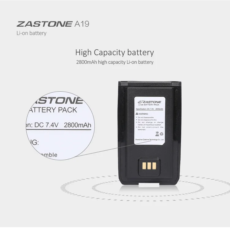 zastone A19 walky talky