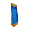 Advertising Customized Cardboard Hook Display, Floor Display Stand For Supermarket