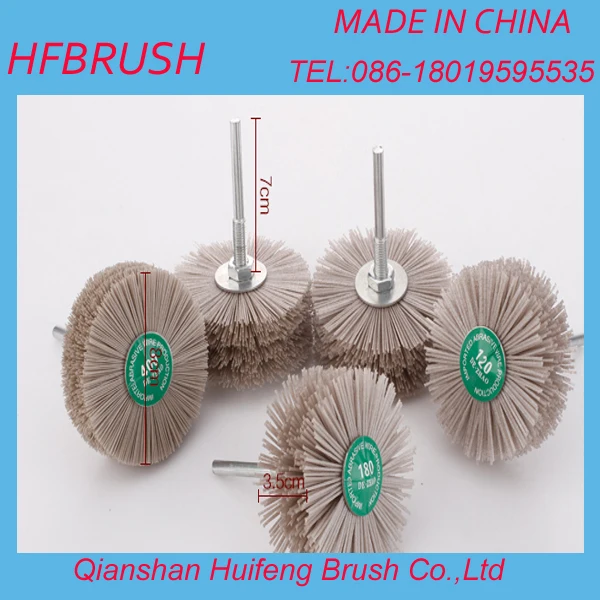Nylon Abrasive Drill Polishing Wood Brush Buy Polishing Brush For