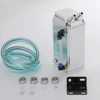 SQUARE BILLET ALUMINUM 750ML RACING ENGINE OIL CATCH CAN/TANK RESERVOIR