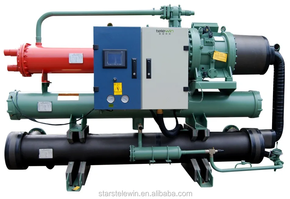 Low Temperature Water Cooled Screw Chiller With Heat Recovery Chiller