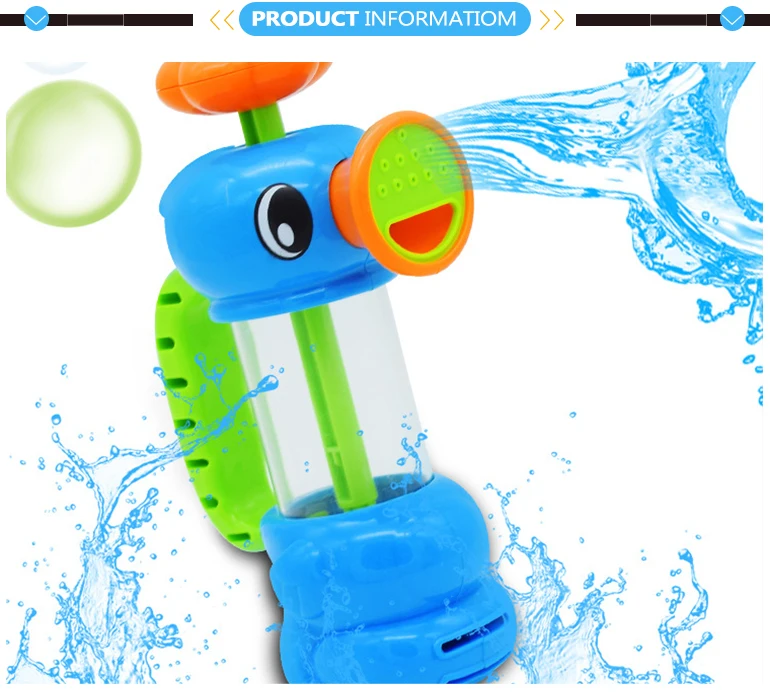 bath toy pumps water