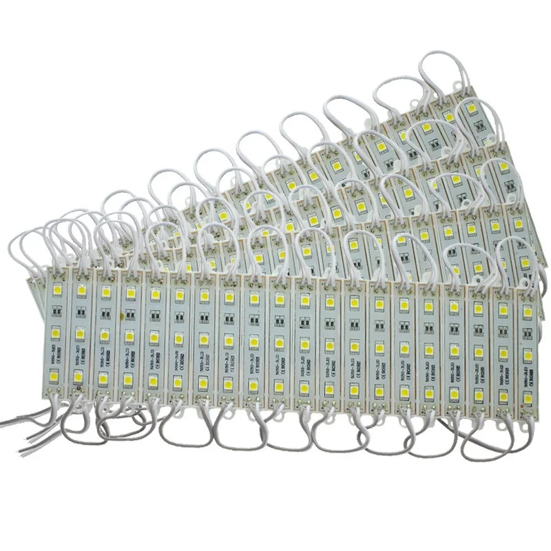 new wholesale 5050 RGB SMD 3 LED Module Waterproof Light Lamp multi color