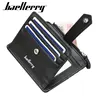 Fashionable driver license cards holder wallet with zipper pocket