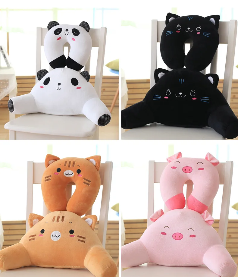 Wholesale Cheap Good Quality Backrest Reading Pillow Cute Animal Shaped