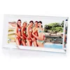 Wholesale Create Own Gift cbd Crystal Glass Curved Glass Photo Frames Creative Gifts sublimation Crystal blanks