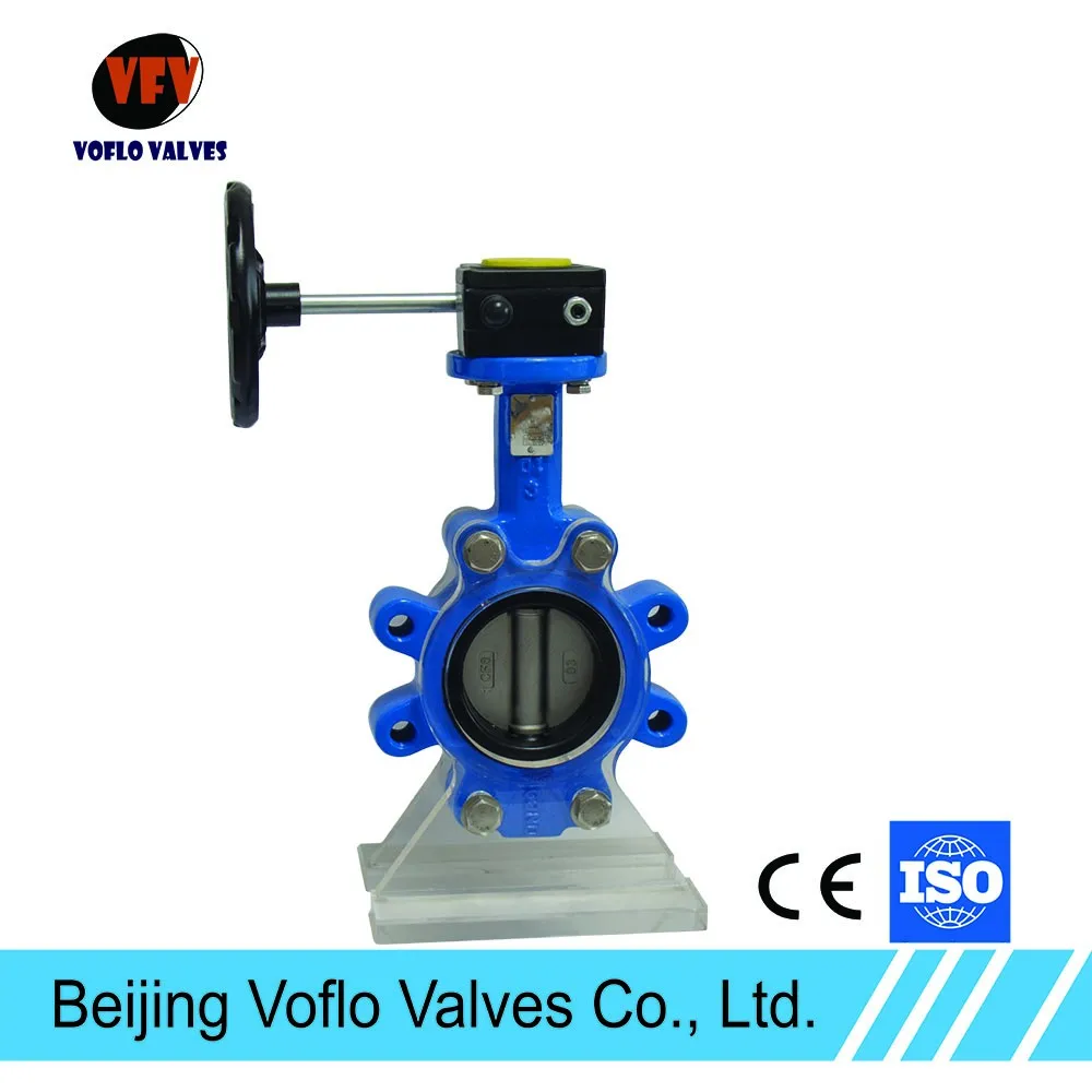 Pn16 Cast Iron Bare Stem Lug Type Butterfly Valve Buy Bare Stem
