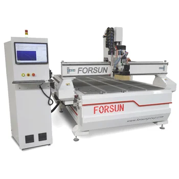 Carousel Type Automatic Tool Changer Cnc Furniture Kitchen 