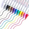 Paint Pens - Set of 18 Oil Paint Marker Pens, Water Based Colors for Kids & Adults, Sun & Water Resistant Fine Point