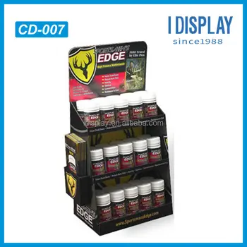 Tabletop Cardboard Display Stands For Vitamin Bottles 3 Tier Table Tabletop Cardboard Display Stands For Vitamin Bottles 3 Tier Table Top