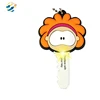 Cute Cheap Soft PVC Girl Cartoon Key Cover Keychain Holder LED