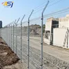 galvanized wire mesh 3d fence panels with triangle bends