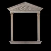 Factory sales high strength durable exterior home decoration concrete roman stone window for villa