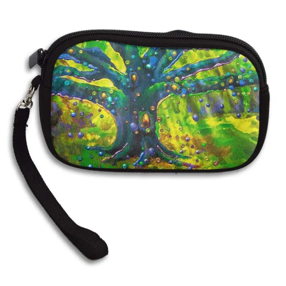 WCVRUT Unisex Clutch Wallet For Woman Ladies -Lucky Tree Long Purse Bag Men Gentlemen