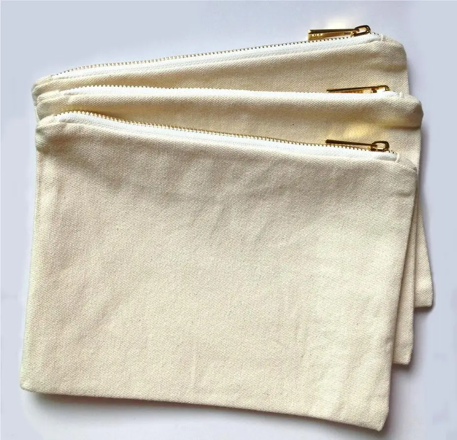 Promotional Cheap Customized Blank 100cotton 12oz Canvas White Pouch
