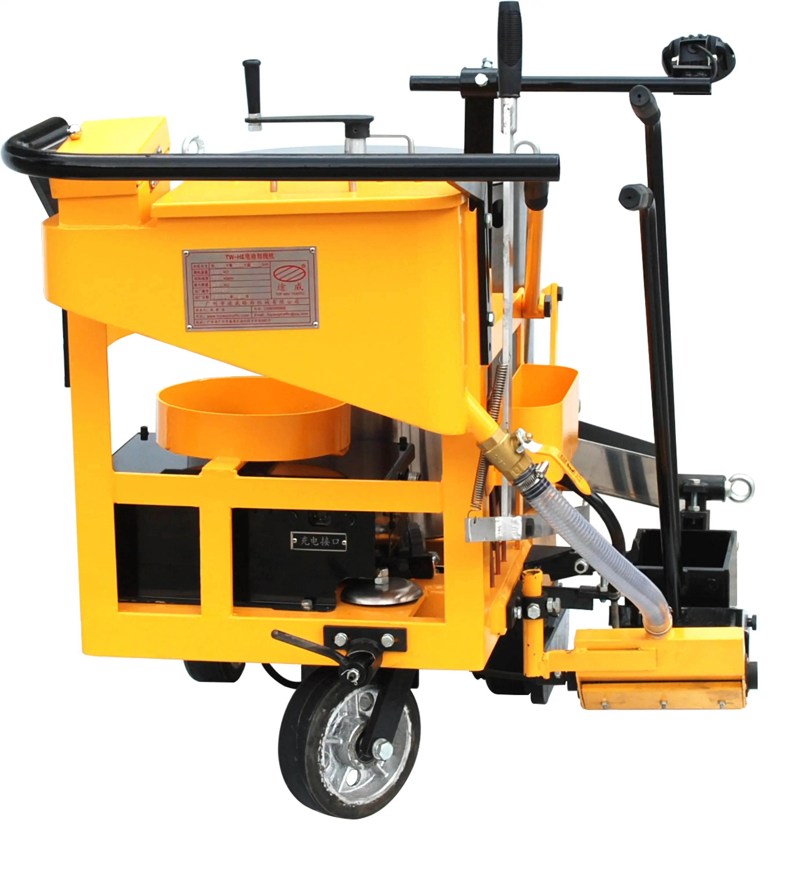 Twhe Electric Road Marking Machine With Battery Buy Thermoplastic
