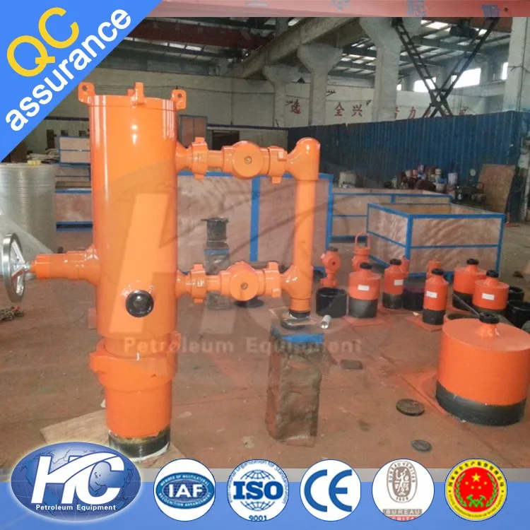 Oil And Gas Field Surface Cement Head / Double Plug Cement Head - Buy