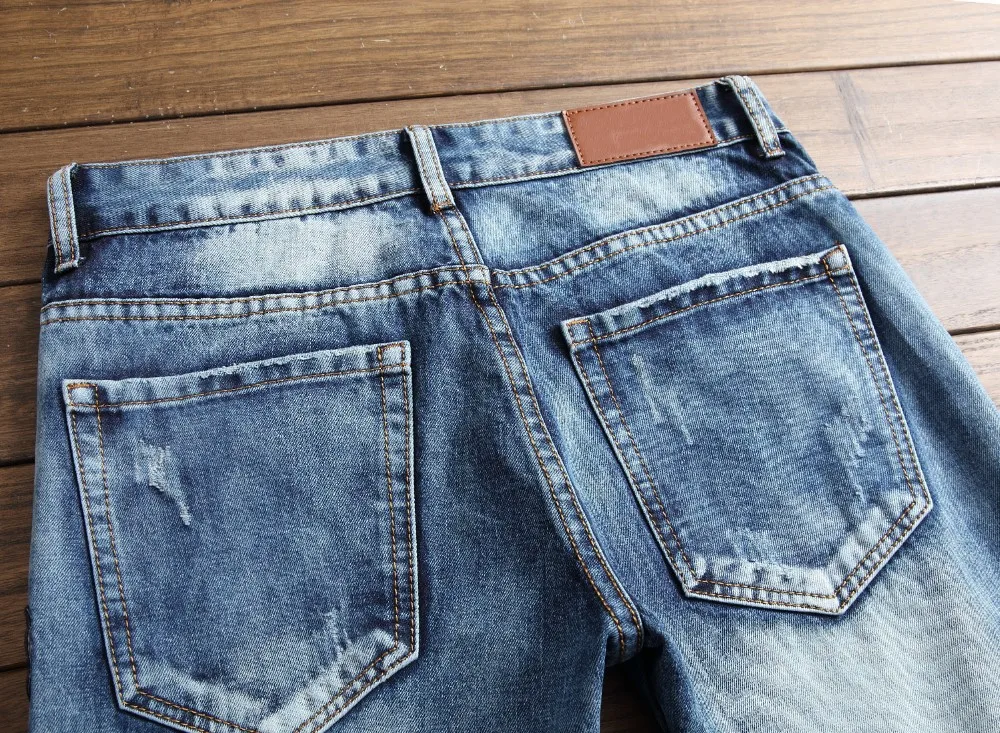 2018 New Fashion Men's Jeans Brand Pants Wholesale Trousers Modern