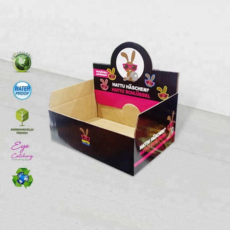 Cardboard Ready Pack Box For Display; Cardboard Counter Display,Counter