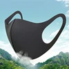 Black Kpop Mouth Mask Breathable Unisex Sponge Face Mask Reusable Anti Pollution Face Shield Wind Proof Mouth Cover