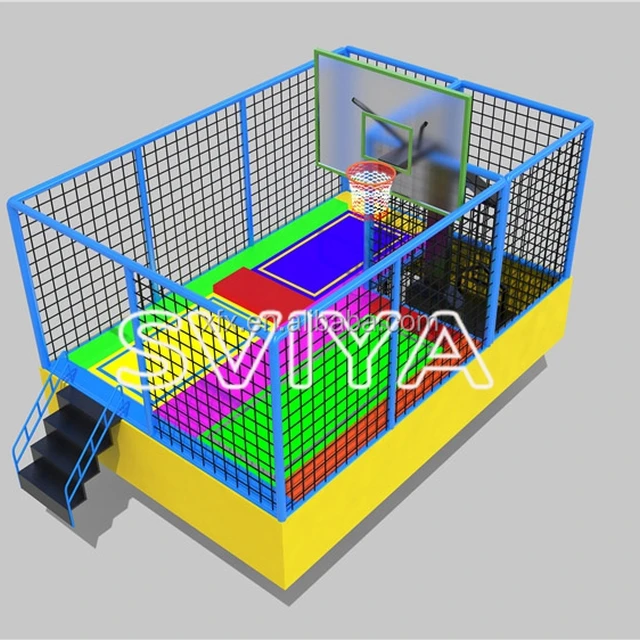 Small-scale business trampoline amusement for kids and adults