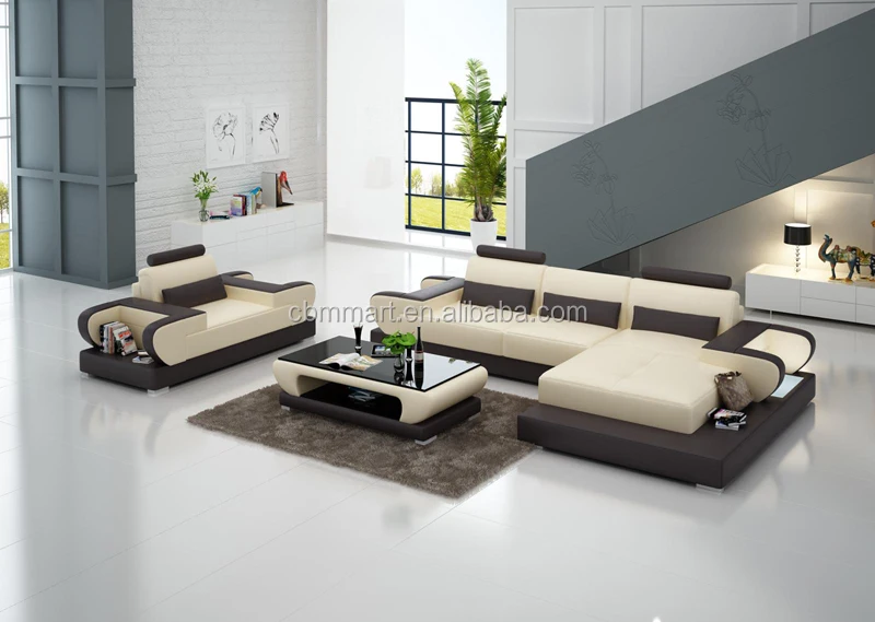 Modern Design Living Room Genuine Leather Sofa Set - Buy Genuine