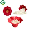 Amazon Hot Sell Popcorn Making Tool Bucket Collapsible Bowl Silicone Popcorn Popper Microwave Silicone Popcorn Maker