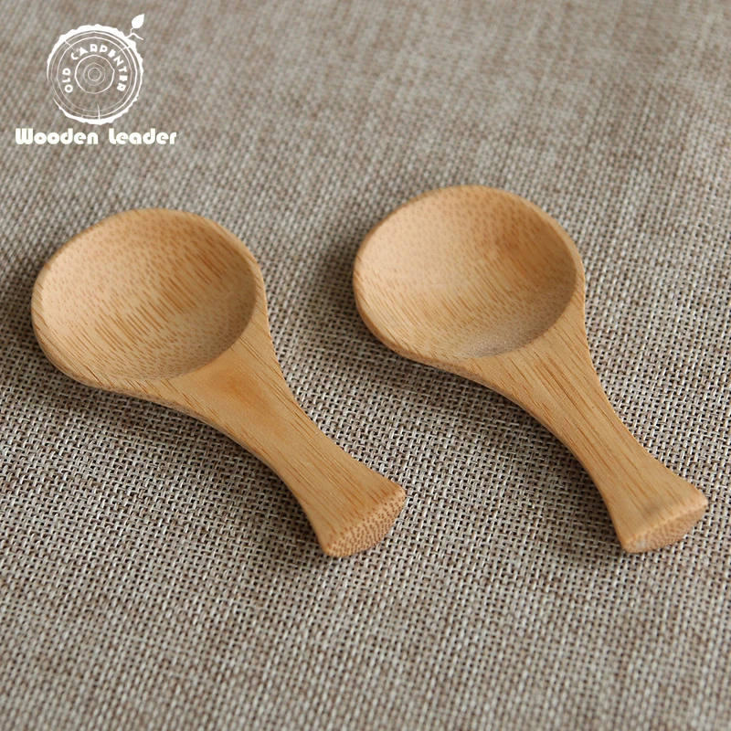 Deror Wood Spoons,100pcs Disposable Wood Spoons Ice Cream Tea Spoon 10cm Flatware Cutlery Bupplies Approx 124g 
