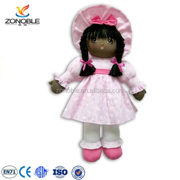 plush black doll